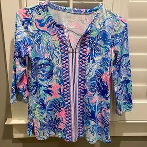Lilly Pulitzer chilly Lilly top size small